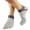 Gray, variant on Unisex Sports Non Slip 5 Toe Socks Pilates Massage Socks with Full Grip