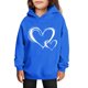 thumbnail image 1 of Sudaderas con capucha para niños y niñas, sudaderas casuales de manga larga, lindas sudaderas de gran tamaño con bolsillo de polar, chaquetas para niñas, 1 of 4