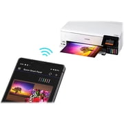 Epson - EcoTank Photo ET-8550 All-in-One Wide-format Supertank Printer - White (Sold without manufacturer )