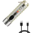 thumbnail image 1 of Pequeña y potente linterna LED tipo C, recargable, resistente al agua IP65, multifunción de emergencia., 1 of 5