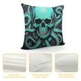 thumbnail image 4 of QZHH Cool Skull with Octopus Tentacles Throw Pillow Covers Cover with Zipper Throw Pillow Cases Double Sided Plush Pillow Covers Decorative Throw Pillows Covers for Couch Living Room Bedroom, 4 of 5