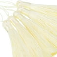 thumbnail image 4 of Unique Bargains 45 Pcs Mini Marque-Page Soyeux à Pompons, Fil Doux Fait Main avec Boucle de Cordon, Jaune, 4 of 6