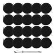 thumbnail image 1 of Uxcell 20pcs Cordones de Sudadera 51" Cordón de Reemplazo Herramienta de Costura con Enhebrador Fácil para Sudaderas Pantalones de Chándal Chaquetas Pantalones Gorras Abrigos Bolsas, Negro, 1 of 7