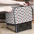 thumbnail image 7 of Sikiie Christmas Dachshund Toaster Covers 2 Slice Dustproof Toaster Cover Bread Machine Cover, Dustproof Cover - 11.4" x 7.5" x 7.9", 7 of 7