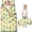 Mushroom and Toadstool Cream Pattern, variant on Mushroom and Toadstool Black Pattern Teens Toddler Nap Mat with Pillow, Sleeping Mat Bag for Preschool Daycare 59"x22"