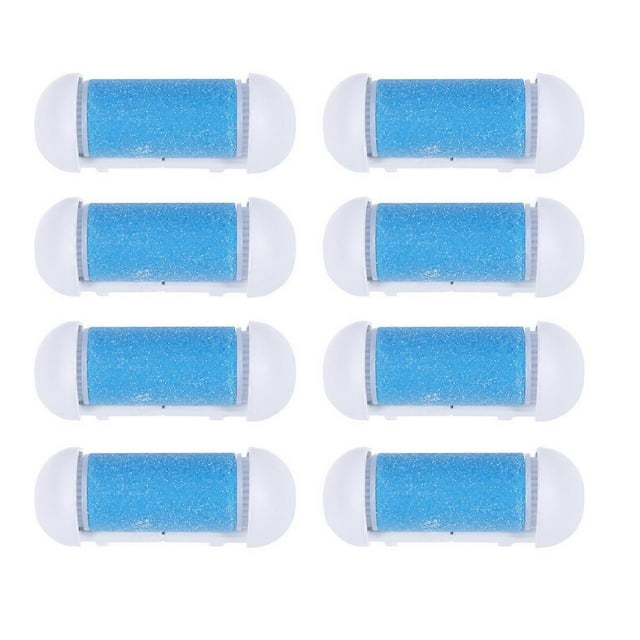 Blue Plastic Foot Care Tool with Replacement Roller Heads for Electric Exfoliator Portable and Ergonomic pcs