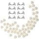 thumbnail image 5 of 50 Uds. Botones de perlas delicados botones de perlas DIY sin botones para coser ropa botones de perlas, 5 of 6
