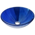 thumbnail image 3 of ANZZI  Meno Series Lustrous Blue Deco-Glass Vessel Sink with Key Brushed Nickel Faucet, 3 of 4
