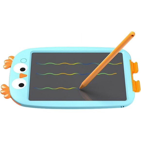 Children's drawing board, 12 inches, blue owl, painting toy