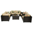 thumbnail image 2 of TK Classics Belle Wicker 7 Piece Patio Conversation Set with 2 Sets of Cushion Covers, 2 of 2
