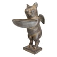 thumbnail image 4 of Rustic Country Angel Wings Pig Holding Trough Bird Feeder Or Bath Sculpture, 4 of 9