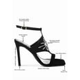 thumbnail image 4 of London Rag Warda Jeweled Shiny Stiletto Womens Heels, 4 of 10