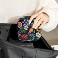 thumbnail image 6 of Sanitary Napkin Storage Bag, Hawaiian Pattern with Tropical Fruits and Flowers Portable Menstrual Pad Bag for Teen Girls Store Panty Liners Tampons Sanitary Pads for Women Ladies, 6 of 6