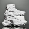thumbnail image 3 of Summer Ventilated Men Sport Sneakers, Slim Breathable Running Footwear, Soft Elastic Sole, Anti-slip and sweat-wicking for daily running, fitness and street casual wear, 3 of 8
