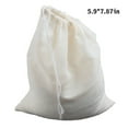 thumbnail image 4 of Naiovety Bolsa de tela para queso reutilizable Filtro de gasa para preparar cerveza fría Relleno de vegetales Filtración de agua Colador de té y café Utensilios de cocina 15x20cm Naiovety HA079890-01, 4 of 6