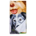 thumbnail image 2 of Dogs Selfie Super Soft Plush Cotton Beach Bath Pool Towel, 2 of 4