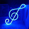 thumbnail image 4 of Neon Sign LED Music Note Neon Light Battery/USB Powered Colorful Neon Lamp Wall Mounted Music Note Nightlight Decorative Table Light for Birthday Bar Christmas Party, 4 of 10