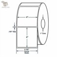 thumbnail image 4 of 4x4 375 Per Roll Direct Thermal Labels with Perforated Line (20 Rolls), 4 of 4