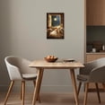 thumbnail image 3 of ZHONGYUTONG Nativity Canvas Wall Art Vintage Jesus Pictures Baby Jesus with Lamb Painting Nativity Scene Print for Bedroom Decor Framed (12.00" x 18.00"), 3 of 5
