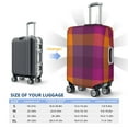 thumbnail image 5 of Picia Purple Yellow Buffalo Plaid Luggage Protector Cover Thicken Suitcase Protector Cover Fit 18-32 Inch Luggage-Small, 5 of 9