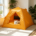 thumbnail image 6 of Portable and foldable outdoor shade cat tent dog tent, M Size Fold‑Up Pet Bed Tent, Durable Oxford Fabric Pet House for Small Pets, 6 of 6