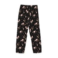 thumbnail image 5 of Goofa Flowers Printed Soft Pajama Pants for Men, Wide Leg Comfy Casual Lounge Yoga Pants-, 5 of 9