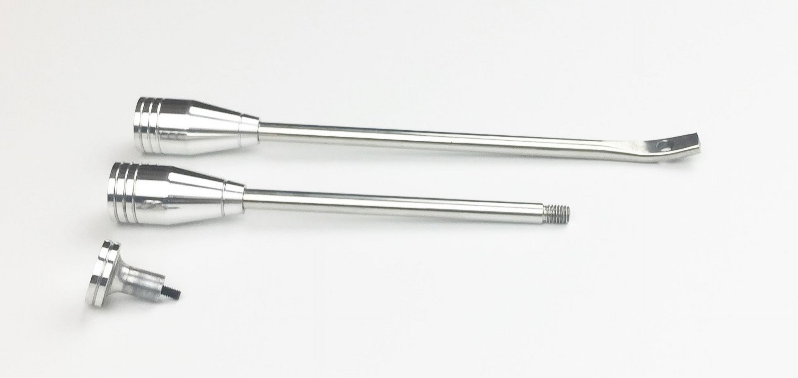 Polished Billet Aluminum Turn Signal Lever Kit For GM Column Shifters - Includes Hazard Button