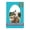 Aquamarine Blue, variant on Reef Blue Picture Frame Mat for 8x12 Frames - Oval Opening for 6x10 Photos - 1 Mat