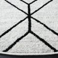 thumbnail image 3 of SAFAVIEH Adirondack Caitriona Geometric Squares Area Rug, Ivory/Black, 4' x 4' Round, 3 of 11