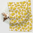 thumbnail image 6 of Pofeuu Cheese Print Puppy Blanket,Dog Blankets,Pet Blanket Cozy Cat Blankets for Indoor Cats, Fuzzy Pet Blanket for Kitten Doggy Dog Blankets-Medium, 6 of 8