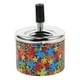 thumbnail image 1 of Cenicero de metal con apagado automático, cenicero decorativo de mesa para cenizas de cigarrillos., 1 of 7