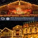 thumbnail image 5 of Decoración navideña de Ramadán 2023 para el hogar, exterior, impermeable, cortina LED, guirnalda de luces de carámbanos, guirnalda de calle para la casa, invierno, 5 of 5