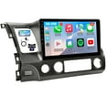 thumbnail image 1 of Radio de coche Leadfan para Honda Civic 2006-2011 con cámara inalámbrica Carplay Android, navegación, 1 of 9