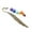 Gold, variant on FNGZ Office&Craft&Stationery Clearance Seven Chakra Crystal Healing Stone Crystal Beaded Talkative Bookmark, Lovely Metal Bookmark Gold