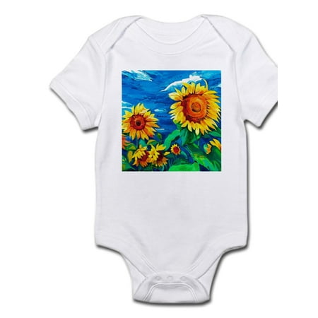 

CafePress - Sunflowers Painting Body Suit - Baby Light Bodysuit