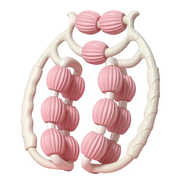 Rodillo para piernas gordas, masajeador para lipedema, rodillo para masaje de piernas, masajeador para pantorrillas y muslos, rodillo con anillo para piernas, pinza redonda para piernas, set de yoga