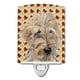 thumbnail image 1 of Caroline'S Treasures Sc9549Cnl Golden Doodle Fall Leaves Luz Nocturna De Cerámica Compacta Con Certificación Ul, Ideal Para Dormitorio, Baño, Guardería, Pasillo, Cocina, 6 X 4 X 3, Multicolor, 1 of 1