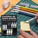 thumbnail image 4 of Tapete de Corte Autorreparable de 45 * 30 cm (A3), Juego de 9 con Cuchillas de Arte y Manualidades, PVC Antideslizante de Doble Cara, Ideal para Manualidades, scrapbook etc, 4 of 7