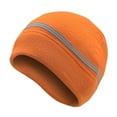 thumbnail image 2 of Gorro de lana reflectante, gorro de invierno, gorro térmico de seguridad de neón, gorro de para Snowboard, esquí, baloncesto, hombres y , Naranja, 2 of 8