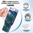 Frozen 40oz H2.0 Stainless Steel Vacuum Insulated Tumbler With Lid And