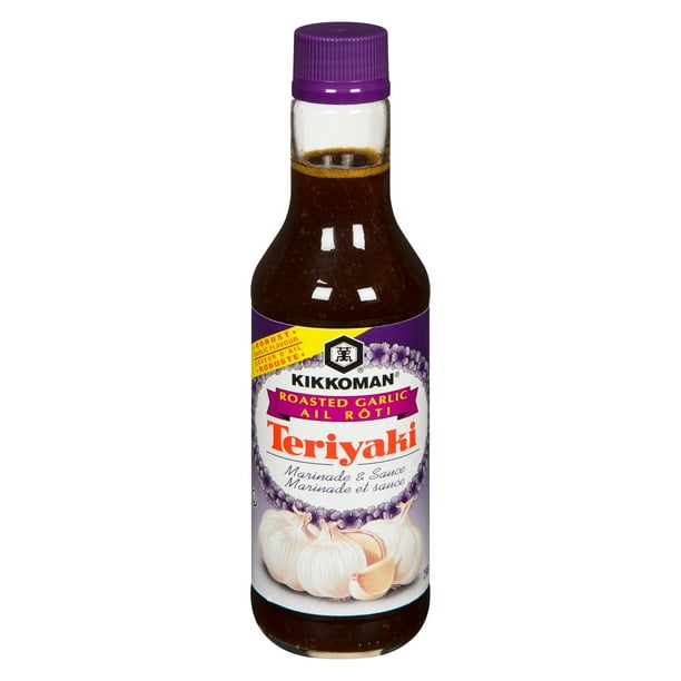 Kikkoman Roasted Garlic Teriyaki Sauce, The sweetsavory flavor of