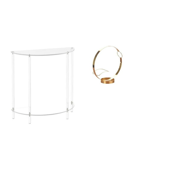 Mesita de noche de acrílico,Mesa auxiliar de acrílico transparente Mesa auxiliar transparente en capas,Mesa pequeña de acrílico,mesita de noche pequeña,compacta,Portabotellas de
