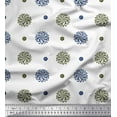 thumbnail image 1 of Soimoi Cotton Voile Fabric Floral Block Print Fabric by The Yard 42 Inch Wide, 1 of 3
