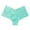 Green, variant on Womens Underwear Plus Size High V-Waisted Lace Sexy Tanga Panties Breathable Seamless Thongs