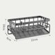 thumbnail image 5 of Kitchen storage and organization, stainless steel sink organizer with self-draining tray, space for sponge holder, towel rack, great accessory for dar, 5 of 5