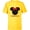Yellow, variant on Disney Minnie Mouse Red Bow Icon Sobrina Familia Spanish- Short Sleeve T-Shirt for Kids - Customized-White