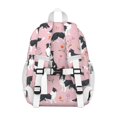 thumbnail image 3 of Border Collie Dogs with Flowers Backpack for School,Cute School Bag,Schoolbag with Adjustable Shoulder Straps & Padded Back,15"x11.42"x5.5", 3 of 6