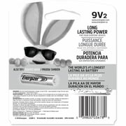 2 Energizer Max 9V 9 Volt E522 Alkaline Battery