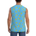 thumbnail image 4 of Pofeuu Duck Swimming Print Men's Muscle T-Shirt, Sleeveless, Muscle Tank, Classic Muscle Tee Top For Men Casual Sleeveless Muscle T-Shirt Trendy Clothes-Small, 4 of 7
