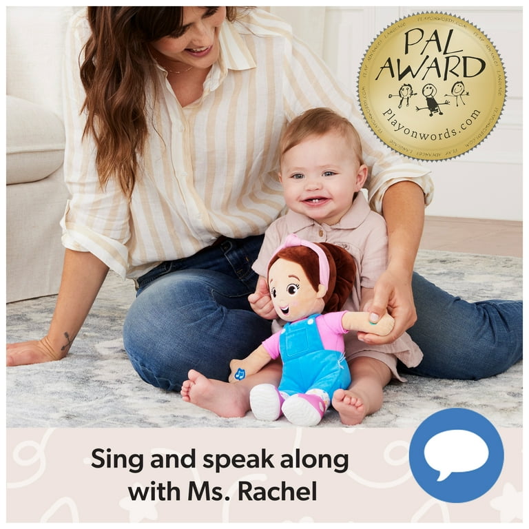 Ms. Rachel Speak & Sing 16-Inch Plush Doll for Ages 6 Months to 3+ Years